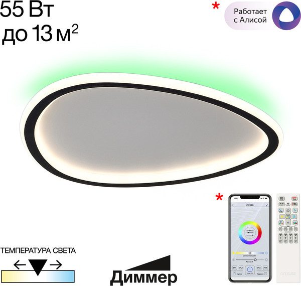 Изображение товара Потолочный светильник Citilux Тrio CL215B241E