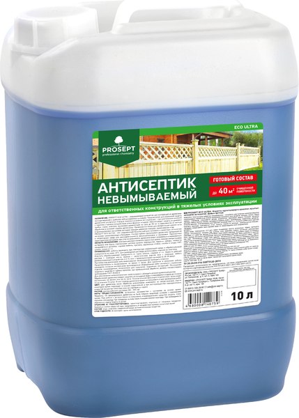 Изображение товара Антисептик для древесины Prosept Eco Ultra готовый состав (10л)