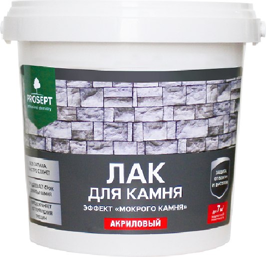 Изображение товара Лак Prosept Готовый состав для камня (0.9л)