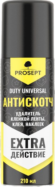 Изображение товара Универсальное чистящее средство Prosept Duty Universal Для удаления клейкой ленты клея наклеек (210мл)