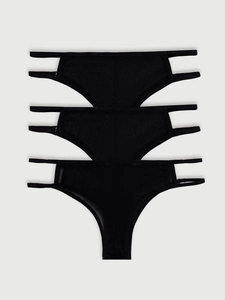 Изображение товара Комплект женских трусов Mark Formelle 412438-3 (р.98, черный)