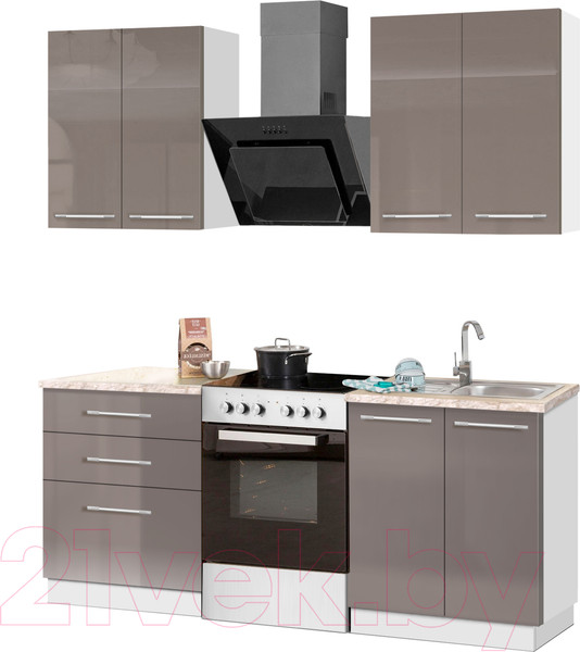 Изображение товара Кухонный гарнитур Кастанье Мила 1.2 (серый камень)