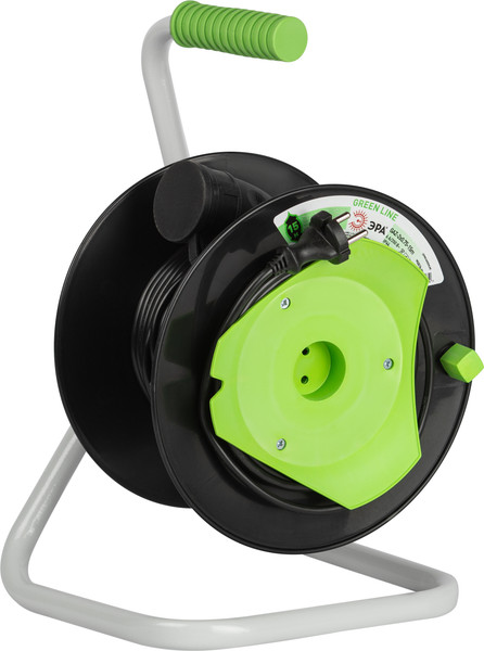 Изображение товара Удлинитель на катушке ЭРА Greenline GAZ-2x0.75-15m / Б0065096