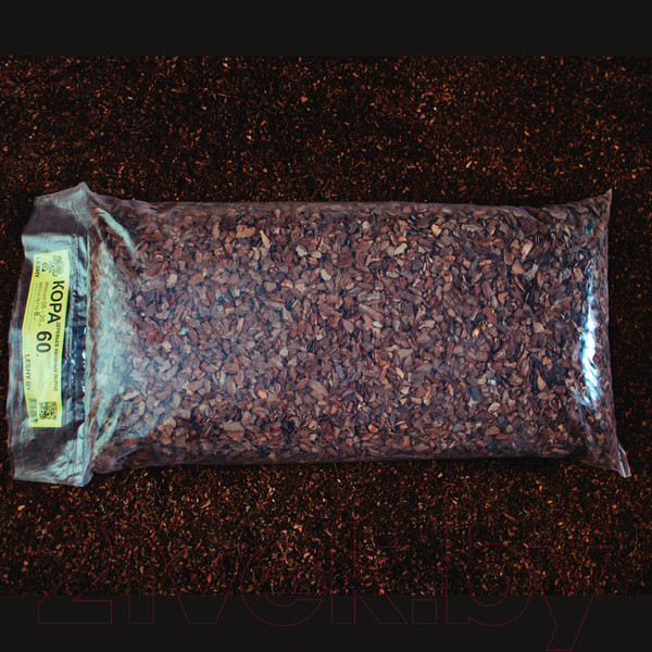 Изображение товара Мульча для растений Leshy Кора деревьев хвойных пород мелкая (0.5-2см, 50л)