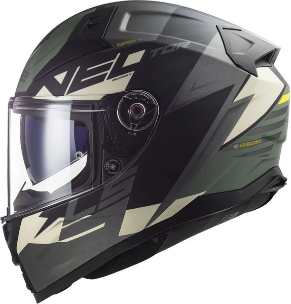 Изображение товара Мотошлем LS2 FF811 Vector II Absolute (XXL, матовый черный/серебристый)
