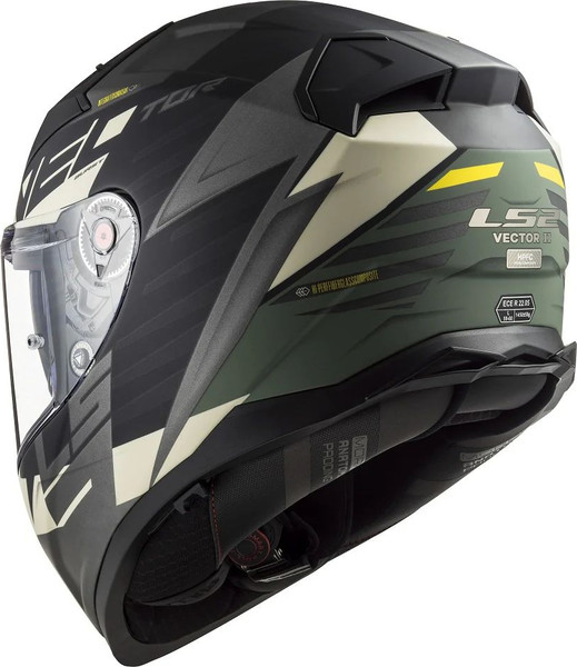 Изображение товара Мотошлем LS2 FF811 Vector II Absolute (XXL, матовый черный/серебристый)