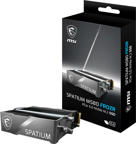 Изображение товара SSD диск MSI Spatium M580 FROZR 4TB (S78-440R110-P83)