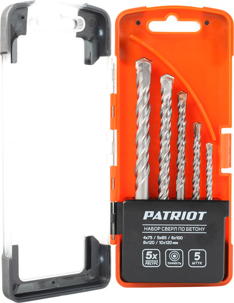 Изображение товара Набор сверл PATRIOT 815010100 (5шт)
