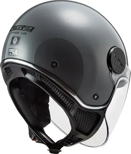 Изображение товара Мотошлем LS2 OF558 Sphere II Solid (M, серый)