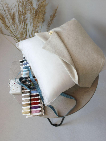 Изображение товара Наволочка декоративная MATEX Bibop Line Diy / 57-062 (слоновая кость)