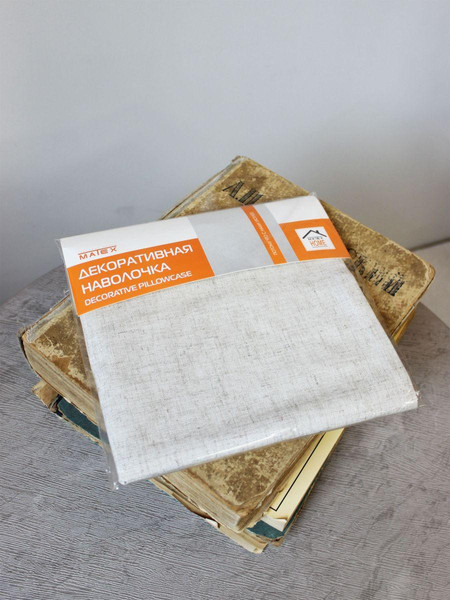 Изображение товара Наволочка декоративная MATEX Bibop Line Diy / 57-062 (слоновая кость)