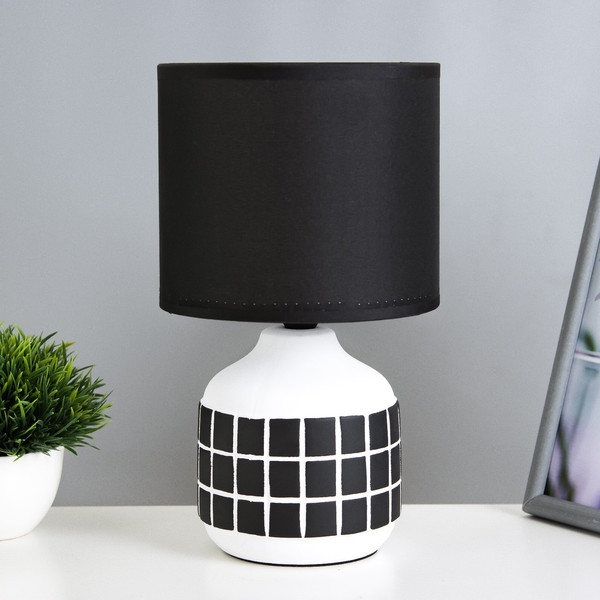 Изображение товара Прикроватная лампа Risalux Гликерия 9627131 (белый/черный)