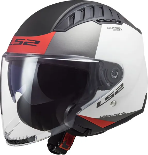 Изображение товара Мотошлем LS2 OF600 Copter II Urbane (XS, Matt White Red)