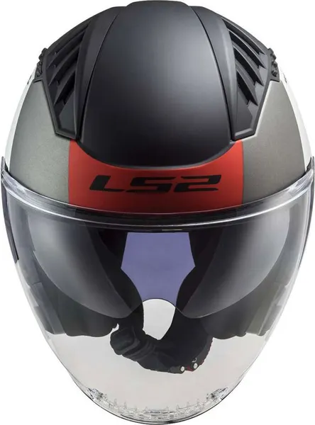 Изображение товара Мотошлем LS2 OF600 Copter II Urbane (XS, Matt White Red)