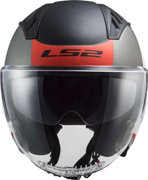 Изображение товара Мотошлем LS2 OF600 Copter II Urbane (XS, Matt White Red)