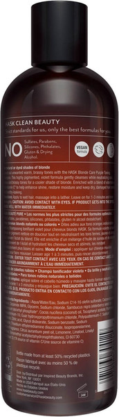 Изображение товара Оттеночный шампунь для волос HASK Blonde Care Purple (355мл)