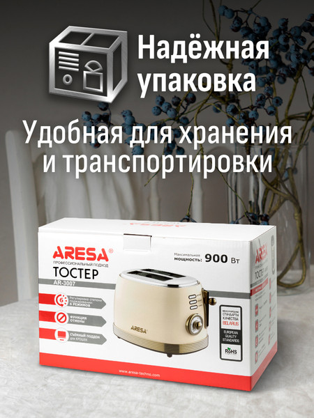 Изображение товара Тостер Aresa AR-3007