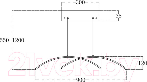 Изображение товара Потолочный светильник ESCADA 10212/S LED (черный)