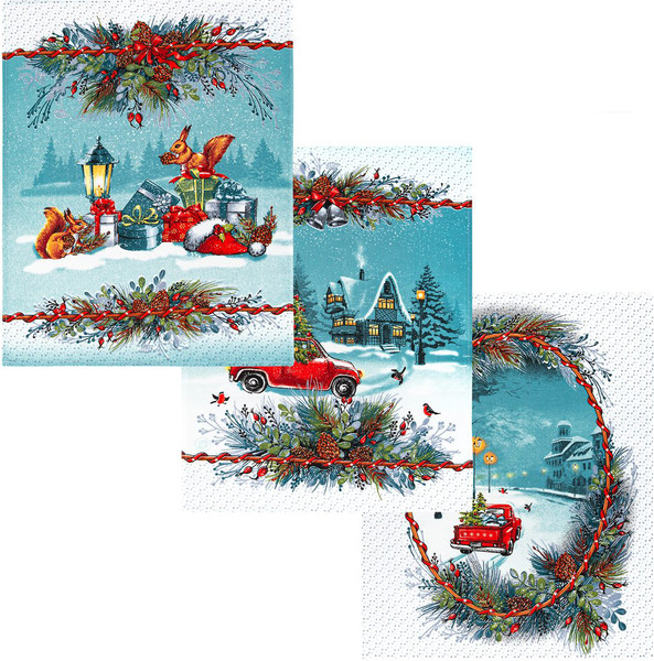 Изображение товара Набор полотенец АртПостель Огонек из рогожки 45x60