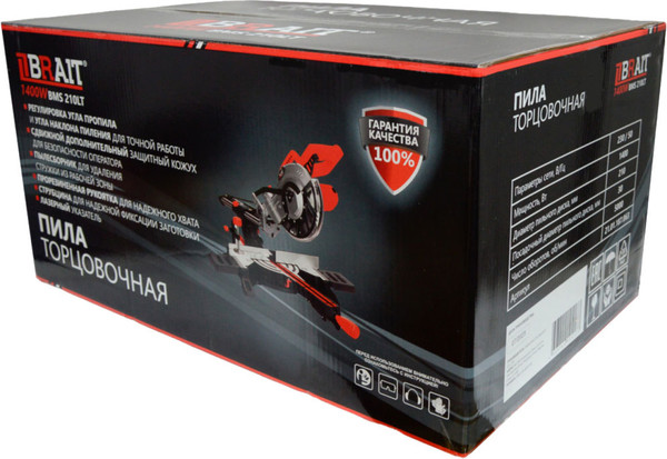 Изображение товара Торцовочная пила Brait BMS 210LT