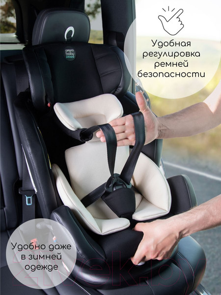 Изображение товара Автокресло Amarobaby Favorite Isofix С усиленной боковой поддержкой / AB24-20FAV/0910 (черный/графит)