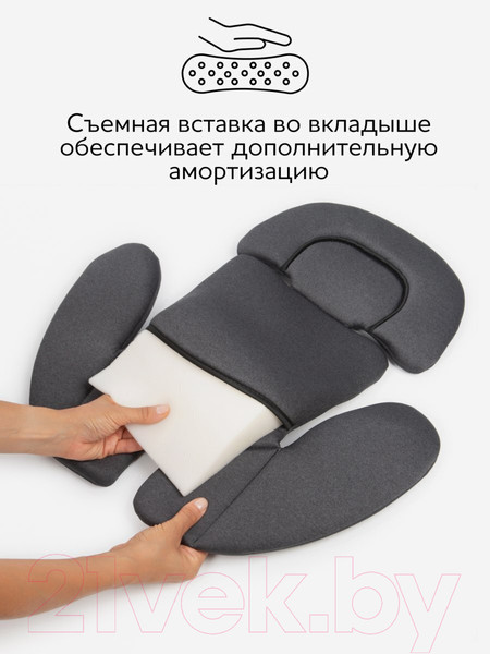 Изображение товара Автокресло Amarobaby Favorite Isofix С усиленной боковой поддержкой / AB24-20FAV/0910 (черный/графит)