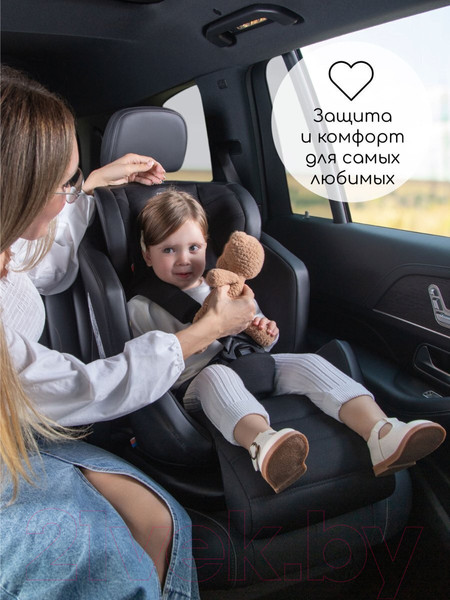 Изображение товара Автокресло Amarobaby Favorite Isofix С усиленной боковой поддержкой / AB24-20FAV/0910 (черный/графит)