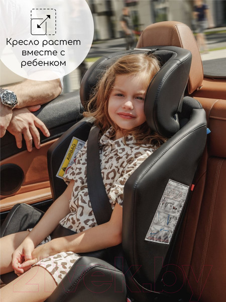 Изображение товара Автокресло Amarobaby Favorite Isofix С усиленной боковой поддержкой / AB24-20FAV/0910 (черный/графит)