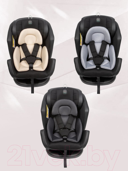 Изображение товара Автокресло Amarobaby Favorite Isofix С усиленной боковой поддержкой / AB24-20FAV/0910 (черный/графит)