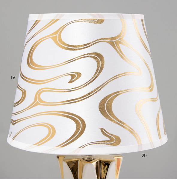 Изображение товара Прикроватная лампа Risalux Сабина 9673026 (золото/белый)