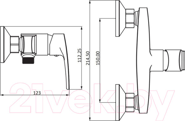 Изображение товара Смеситель Damixa Eclipse 482000000