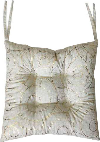 Изображение товара Подушка на стул MATEX Luxury Line. Волны / 44-123 (серый)