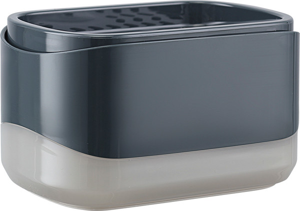 Изображение товара Дозатор моющего средства с подставкой для губки Smart Solutions Nori SS0000225 (темно-серый)