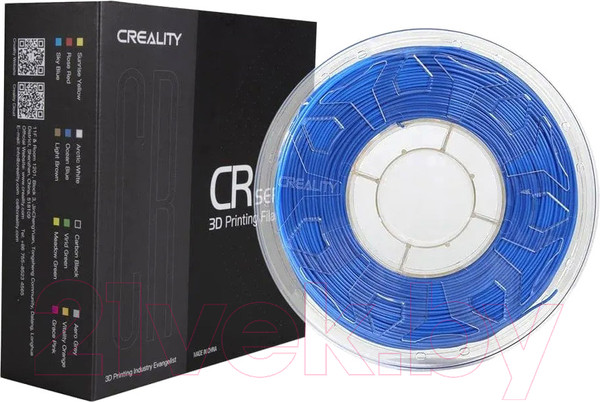 Изображение товара Пластик для 3D-печати Creality CR-ABS 1.75мм / 3301020036 (1кг, синий)
