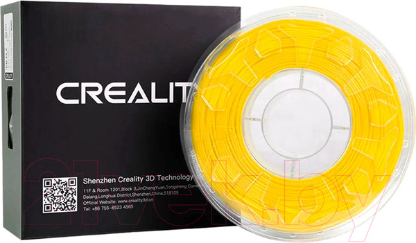 Изображение товара Пластик для 3D-печати Creality CR-ABS 1.75мм / 3301020033 (1кг, желтый)