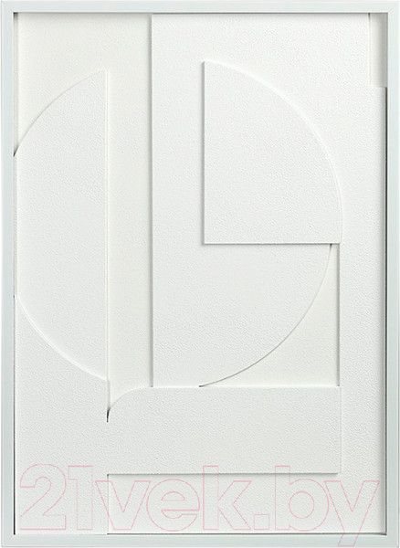 Изображение товара Картина Bergenson Bjorn 3D Minimalism / BB0000843 (белая рамка)