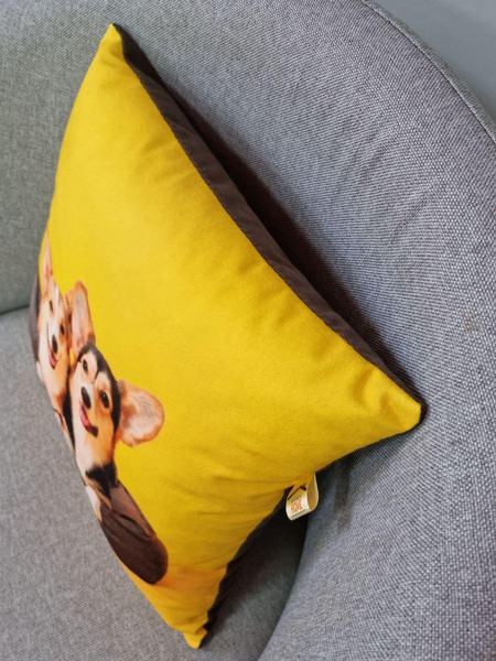 Изображение товара Подушка декоративная MATEX Fantasy Animals. Корги / 58-786 (желтый/коричневый)