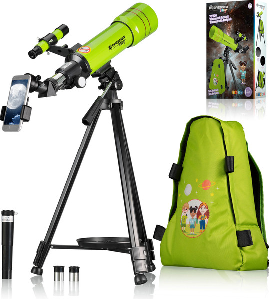 Изображение товара Телескоп Bresser Junior 70/400 + рюкзак зеленый 8850610B4K000