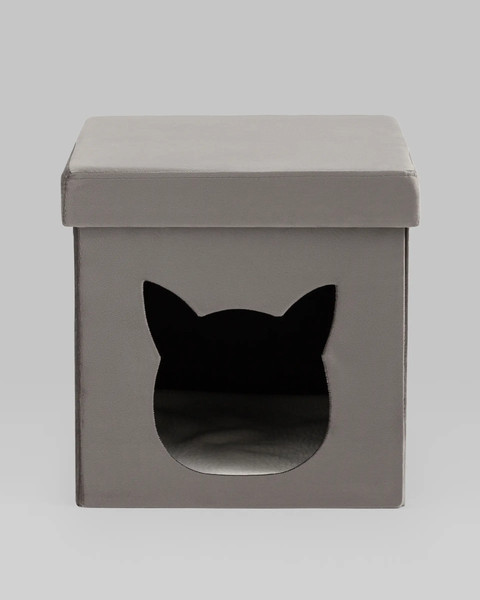 Изображение товара Пуф Stool Group Store Pet с ящиком / HS-PT55 V17 (антрацитовый)