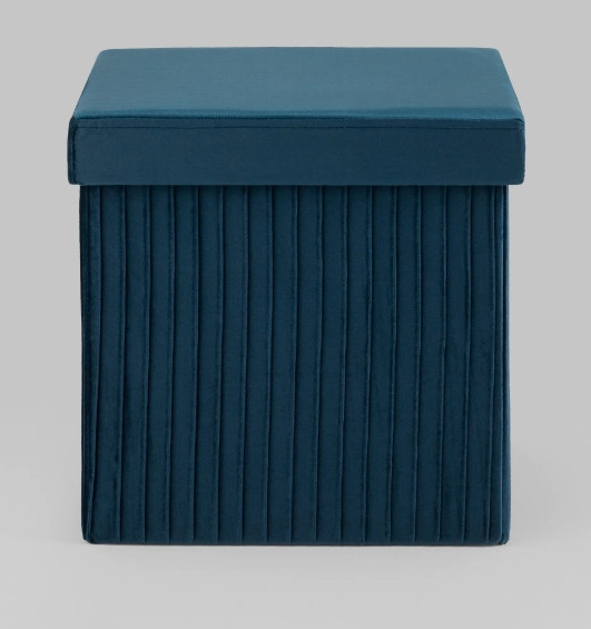 Изображение товара Пуф Stool Group Store Square с ящиком / HS15-F12 V70 (синий)