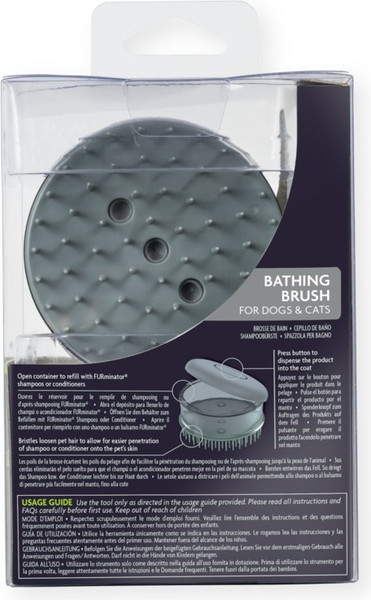 Изображение товара Щетка для животных FURminator Dog&Cat Bathing brush 12 YA для купания / 141532/691666