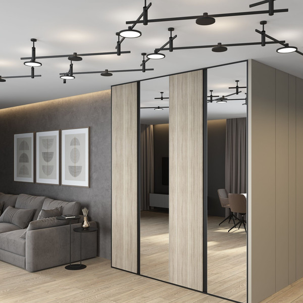 Изображение товара Потолочная база для трекового светильника Elektrostandard Esthetic Magnetic Small 85144/00