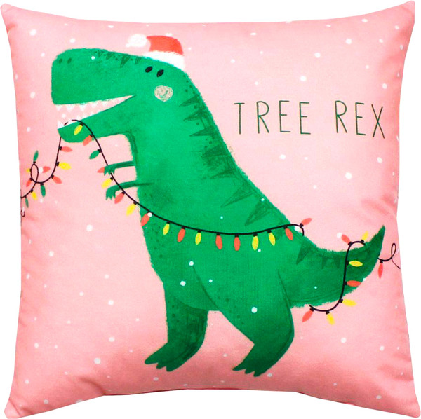 Изображение товара Подушка декоративная MATEX Winter. Трирекс / 58-120 (красный/розовый/темно-зеленый)