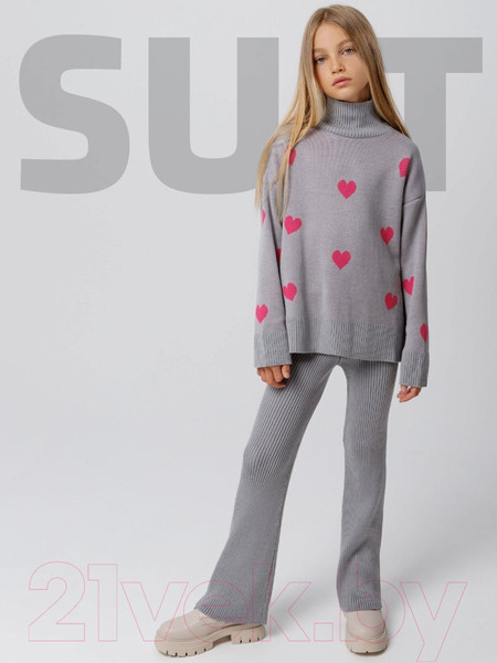 Изображение товара Костюм детский Amarobaby Suit / AB-OD24-S11/11-122 (серый, р.122)