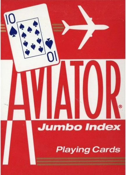 Изображение товара Игральные карты U.S. Games Systems Aviator Jumbo Index / 1000876-r (красный)