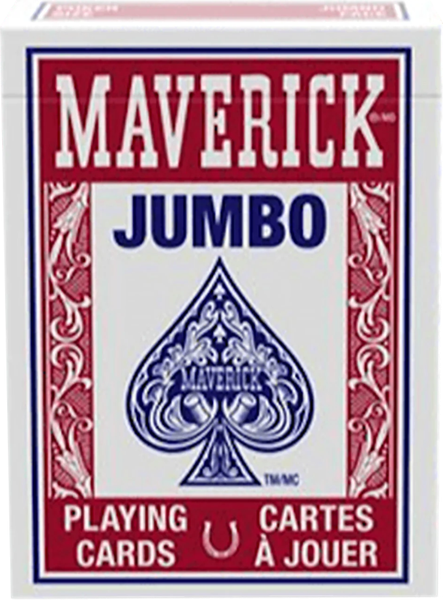 Изображение товара Игральные карты U.S. Games Systems Maverick Jumbo / 130011911-r (красный)