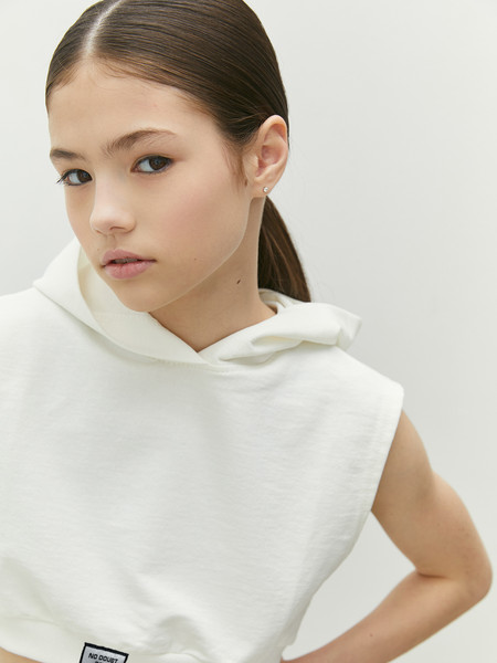 Изображение товара Топ детский Amarobaby Nood / AB-OD24-N2701/00-146 (белый, р.146)