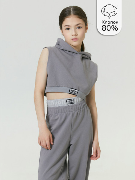 Изображение товара Топ детский Amarobaby Nood / AB-OD24-N2701/11-152 (серый, р.152)