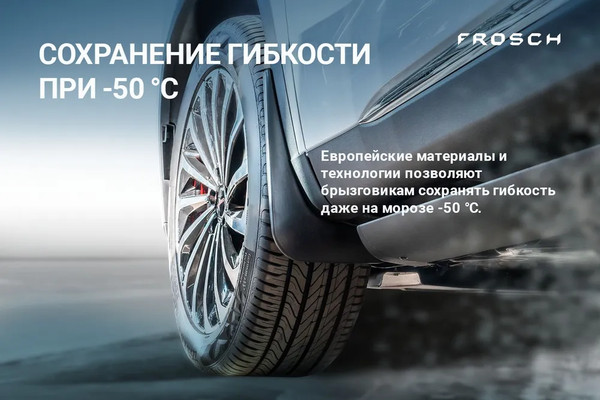 Изображение товара Комплект брызговиков FROSCH NLF.A67322.E0 для Lada Vesta I 2022 (2шт, задние)