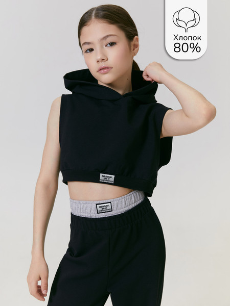 Изображение товара Топ детский Amarobaby Nood / AB-OD24-N2701/09-140 (черный, р.140)